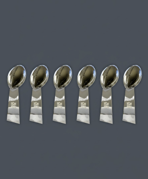 Pittsburgh Steelers Super Bowl Trophy Bundle – Super Bowl 9, Super Bowl 10, Super Bowl 13, Super Bowl 14, Super Bowl 40, Super Bowl 43