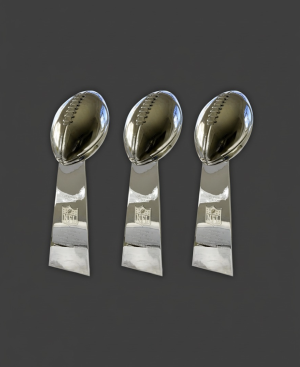 Las Vegas Raiders Super Bowl Trophy Bundle – Super Bowl 11, Super Bowl 15, Super Bowl 18