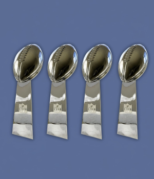 New York Giants Super Bowl Trophy Bundle – Super Bowl 21, Super Bowl 25, Super Bowl 42, Super Bowl 46