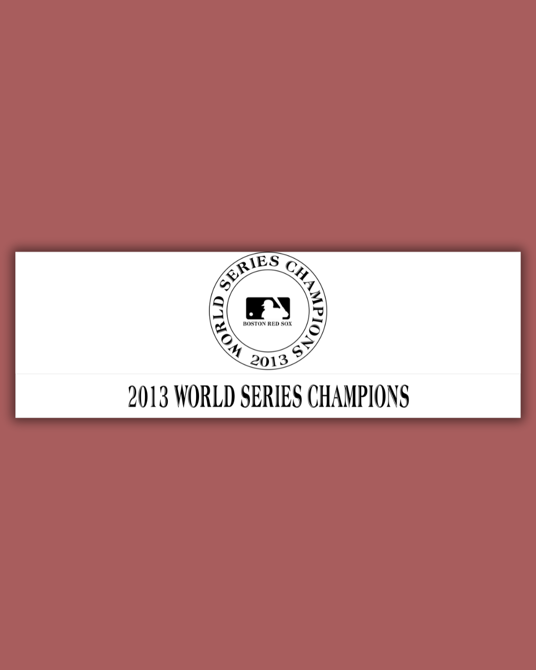 2013 World Series Commissioner's Trophy – Boston Red Sox Championship - Image 3