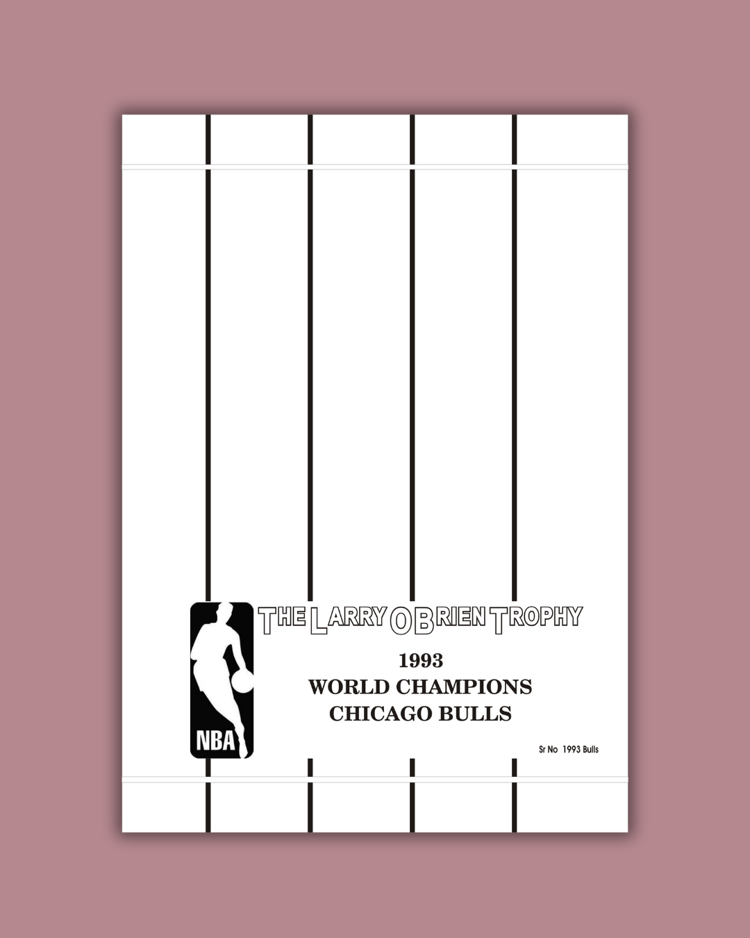 1993 NBA Finals Replica Trophy – Chicago Bulls Championship - Image 4