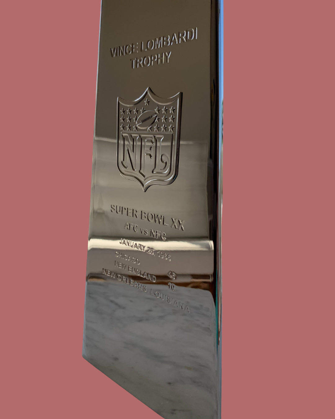 Super Bowl 16 Replica Trophy – 1982 San Francisco 49ers Championship - Image 4