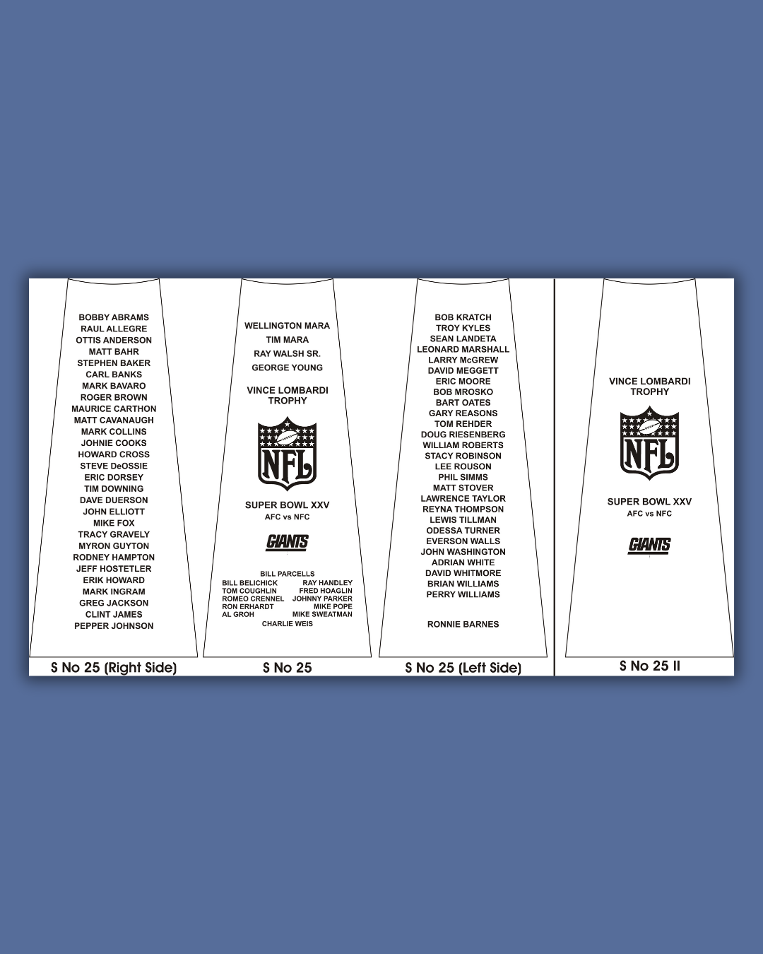 Super Bowl 25 Replica Trophy – 1991 New York Giants Championship - Image 5